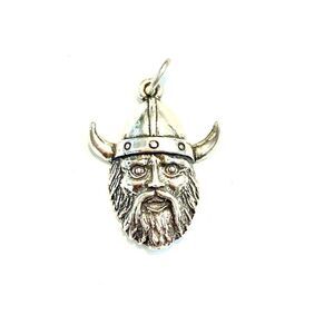 Viking Sterling Silver Jewelry Charm #warrior